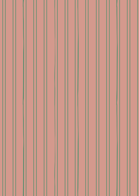 Striped Wallpaper - Raspberry