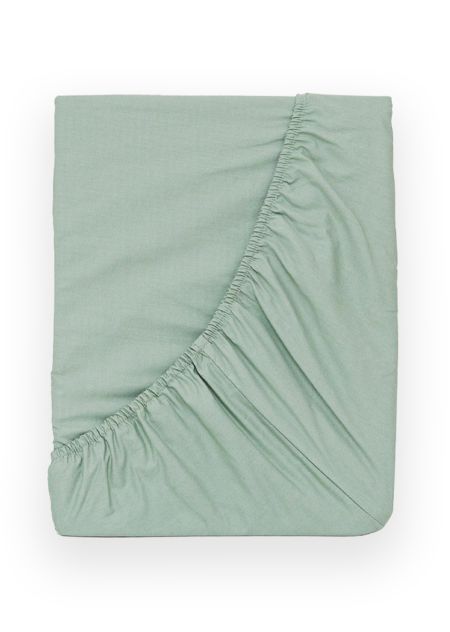 Fitted Sheet Seagreen - 90x200cm - green