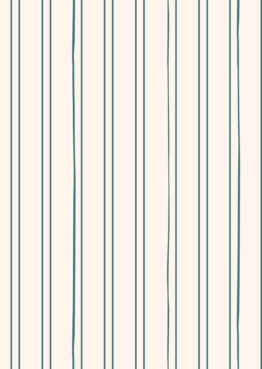 Striped Petrol Wallpaper