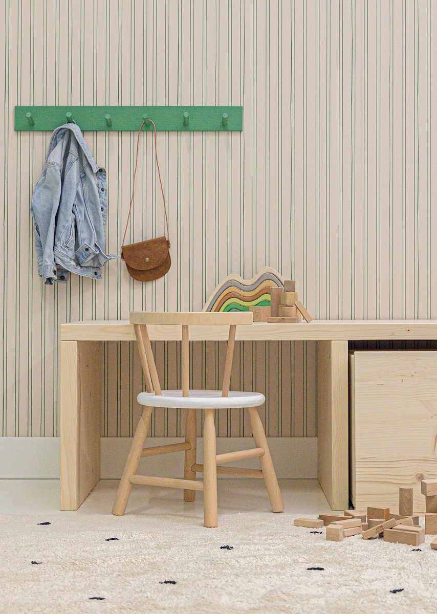 Children's chair Nora - white wash
