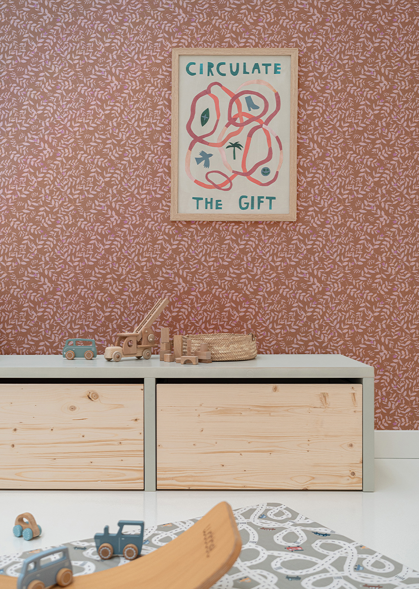 Floral Chocolate Wallpaper