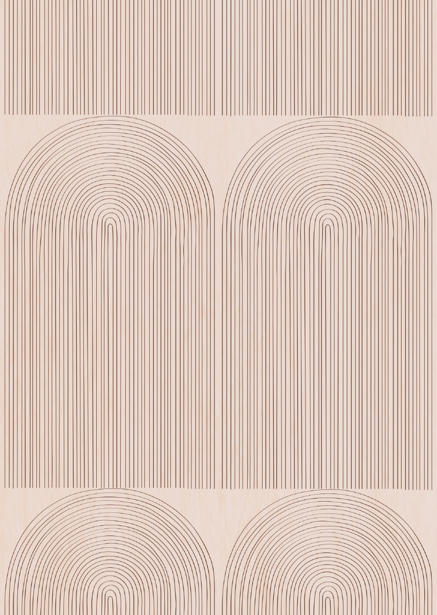 Rainbow Terracotta Wallpaper 