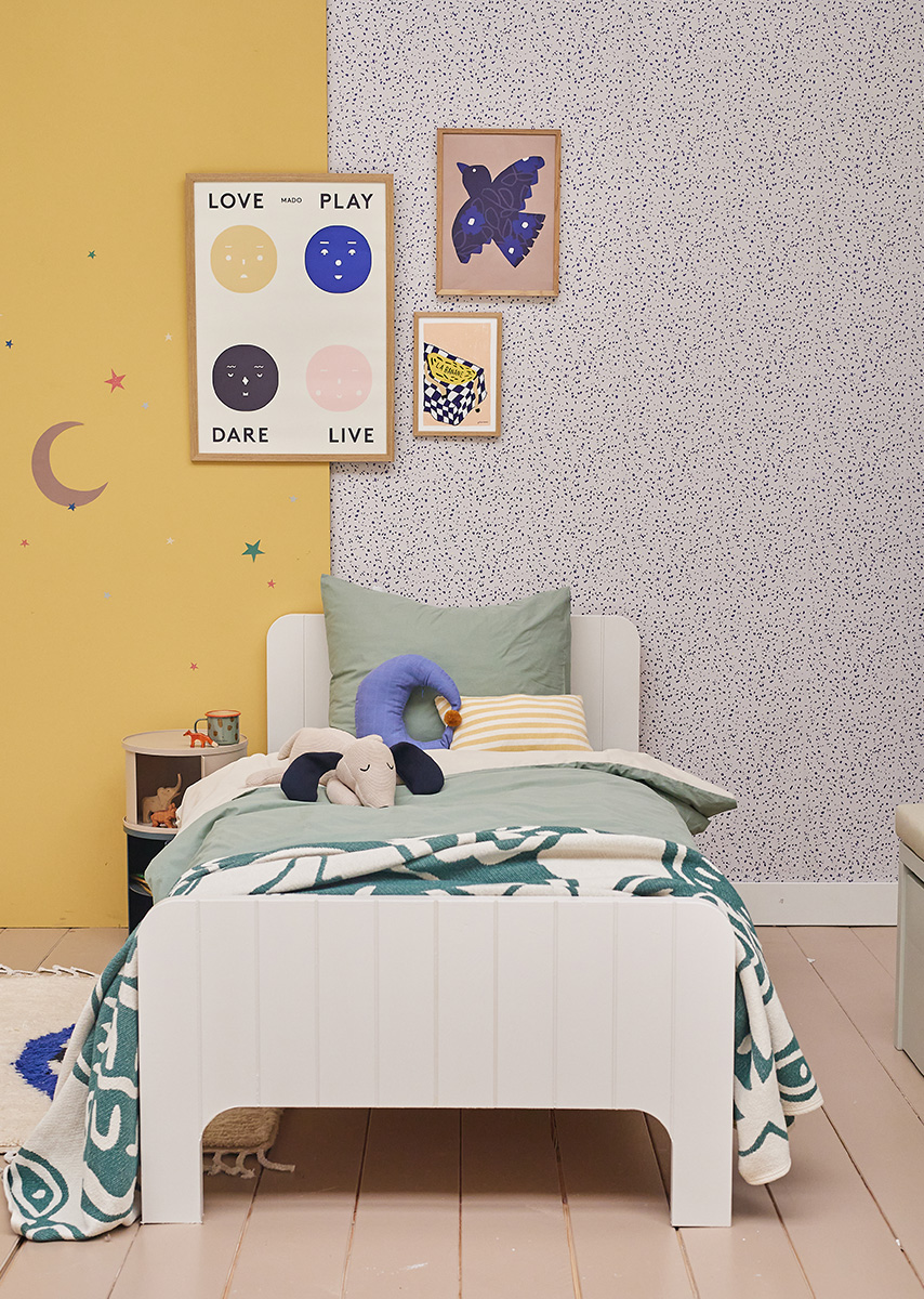 Terrazzo Cobalt Wallpaper
