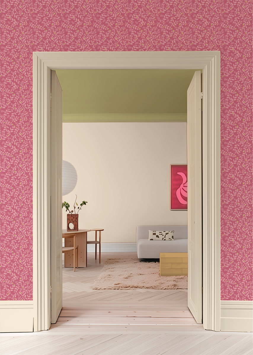 Floral Fuchsia Wallpaper