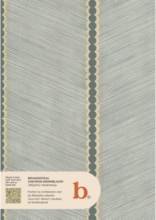 Chevron denimblue Wallpaper sample