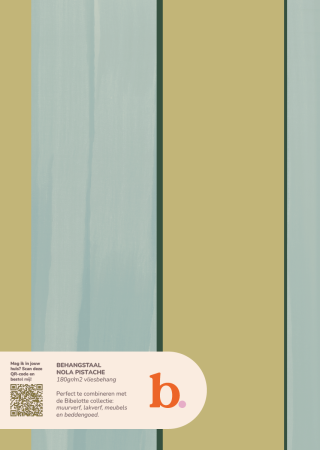 Nola pistachio Wallpaper sample
