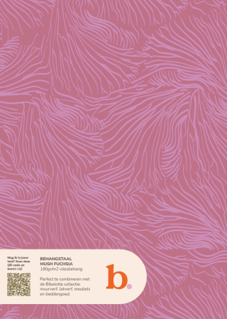 Mush fuchsia wallpaper sample