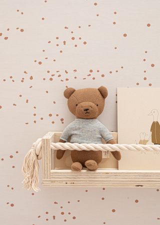 Dotty Brown Wallpaper 