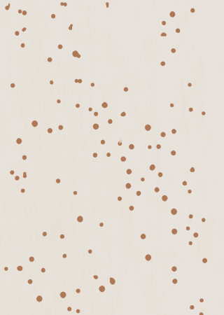 Dotty brown wallpaper sample