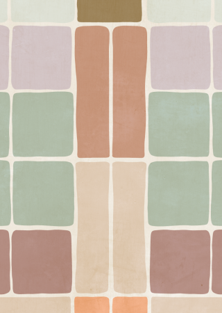Patchwork Blush Wallpaper