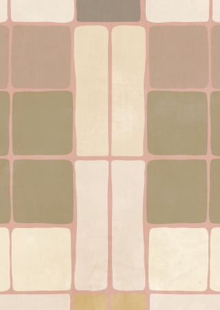 Patchwork Powder Wallpaper