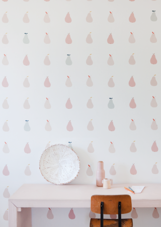 Pears Pink Wallpaper 
