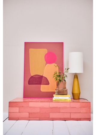 Coffee table with tiles
