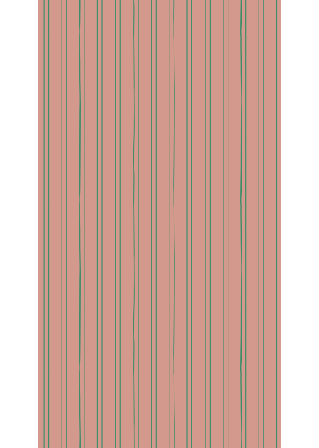 Raspberry striped wallpaper sample