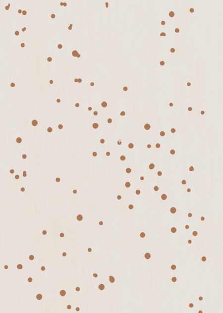 Dotty brown wallpaper sample