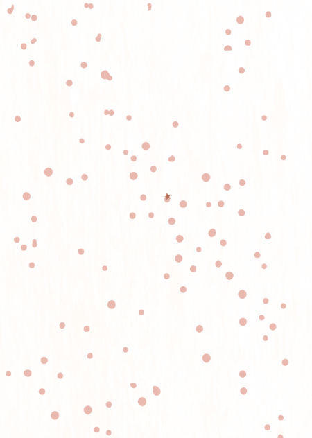 Dotty pink wallpaper sample