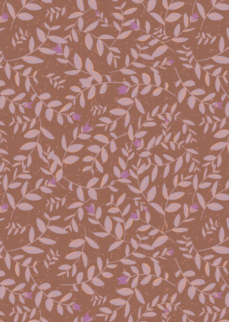 Floral Wallpaper choco