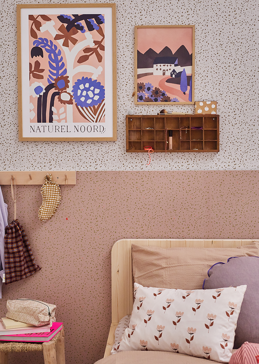 Terrazzo Macaron Wallpaper