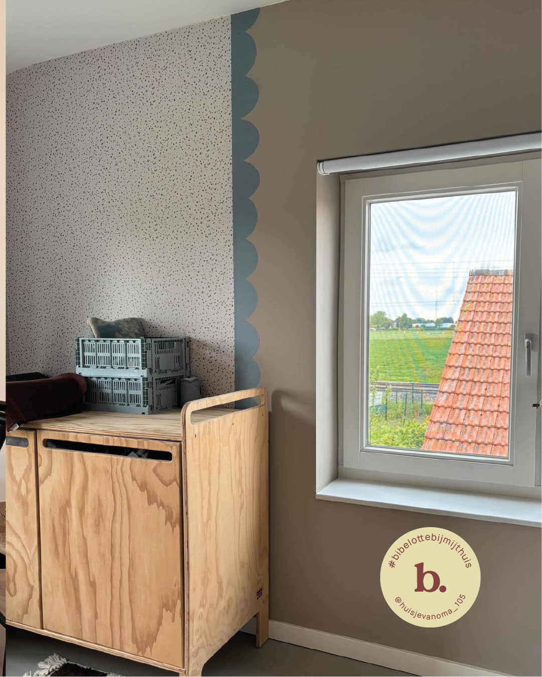 Behangrand Boogje Denim - @huisjevanoma_105