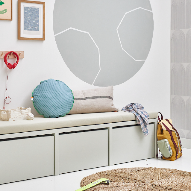 Opbergmeubel voor speelgoed in de kinderkamer